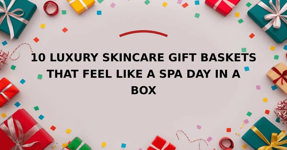 10 Luxury Skincare Gift Baskets That Feel Like a Spa Day in a Box